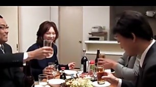 Japanese  Wife get  by 2 husband friends (Full: shortina.com/owM2Y)