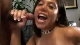 Hot Latin CHick Jerks a dick