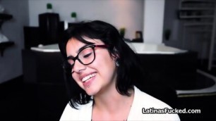 Inked Latina Slut Sits On Cock For Wild Ride